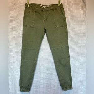 VIP Green Skinny Jogger Jeans Sleek Design